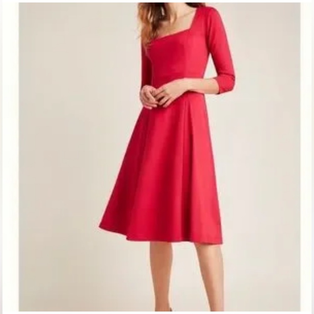 Calvin Klein Elegant Pink Midi Dress